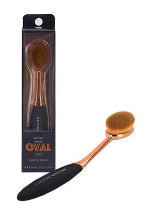 [OVA30022] Oval Soft Makeup Brush Rose Gold #30022 Medium-pc