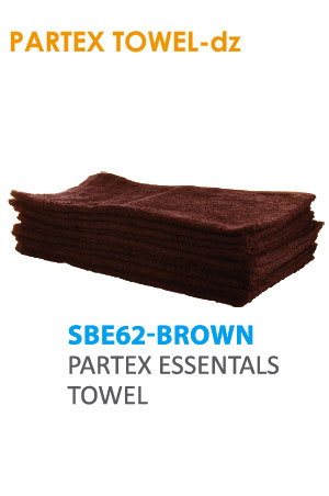 [PAX01062] Partex Essentals Towel #SBE62 Brown -dz