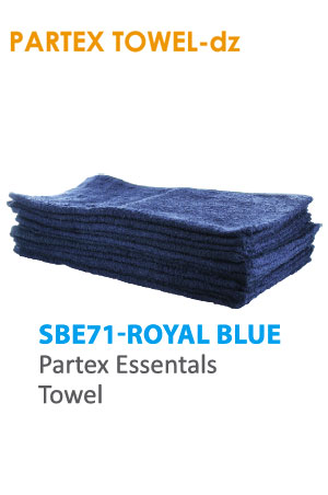 [PAX01071] Partex Essentals Towel #SBE71 Royal Blue -dz