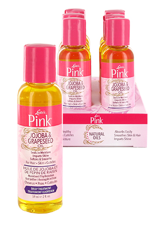 [PIN90519] Pink Jojoba & Grapeseed Oil (2oz) #60