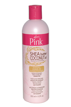 [PIN00680] Pink Shea Butter & Coconut Oil Leave-In Conditioner(12oz)#65