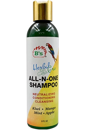 [BSO01115] B's Herbal Gro All-In-One Shampoo (8oz) #32