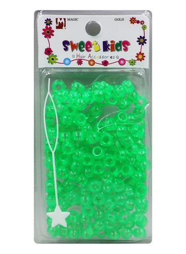 [MG91605] Plastic Bead (S) #1605 Crystal Green -pc