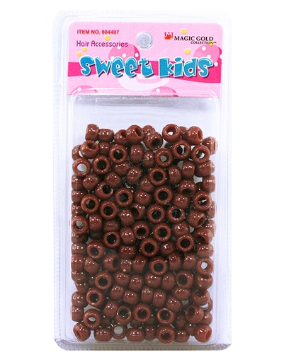 [MG91618] Magic Gold Plastic Bead (S) #1618(=#904497) #Brown