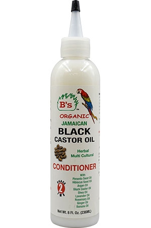 [BSO01098] B's Organic Jamaican  Black C Oil Herbal Conditioner(8oz)#28