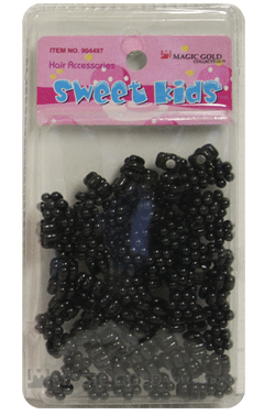 [MG91660] Magic Gold Plastic Bead Flower #1660 Black -pc