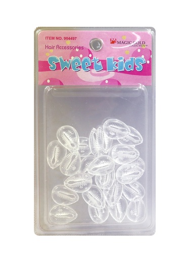 Magic Gold Plastic Bead Shell #1998 Clear -pc