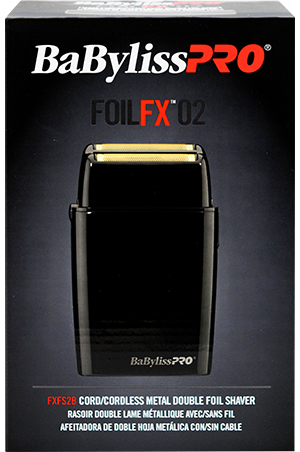 [BAB42842] BAB Pro Cord/Cordless Double Foil Shaver-Black#FXFS2B-pc