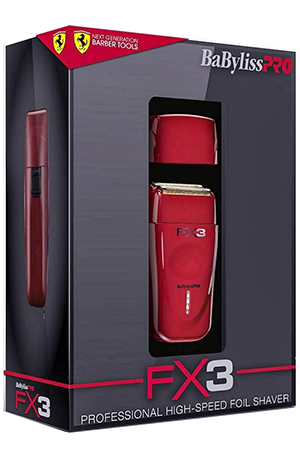 [BAB42639] BAB Pro Cord/Cordless Shaver Red#FXX3S-pc