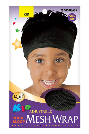 [QFT00545] Qfitt Kid Mesh Wrap #545Black -dz