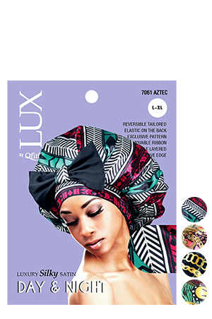 [QFT07061] Qfitt Silky Day Night Cap(XL/6pc/pk)#7061Afro-pk