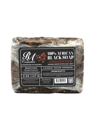 [RAC00142] RA Cosmetics 100% Black Soap (5 oz) #1