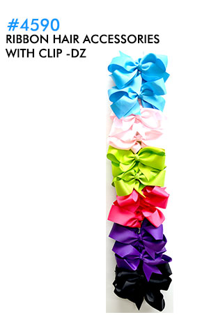 [MG94590] Ribbon Hair Accessories w/Clip #4590-dz