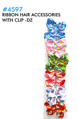[MG94597] Ribbon Hair Accessories w/Clip #4597-dz