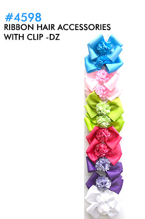[MG94598] Ribbon Hair Accessories w/Clip #4598-dz
