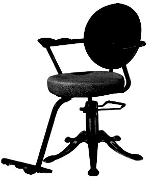 Salon Chair #B81-1 Black