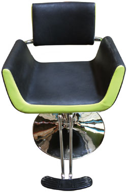 Salon Chair #Y119 Black/Lime