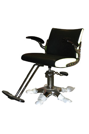 Salon Chair #Y136 Black/White