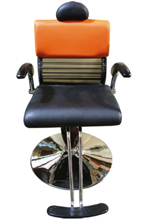 Salon Chair #Y157-2 Black/Orange