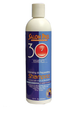 [SPR58429] Salon Pro 30 Sec Cleansing & Preparatroy Shampoo (12oz) #19B