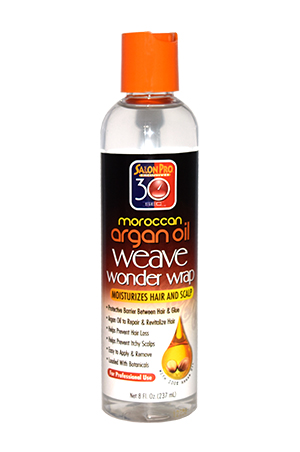 [SPR58637] Salon Pro 30 Sec Weave Wonder Wrap M. Argan Oil-Clear(8oz)#39