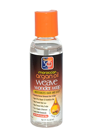 [SPR58635] Salon Pro 30 Sec Weave Wonder Wrap M.Argan Oil-Clear(2oz)#37