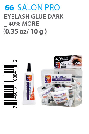 [SPR68841] Salon Pro Eyelash Glue Dark_40% more (0.35oz/10g) #66 DISC