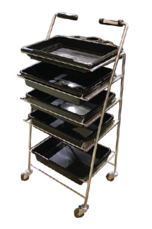 Salon Trolley #BB-302 Black