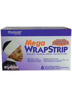 [SAN48985] Sanek Mega Wrap Strip [White] (40strips/6pk/bx) #48985 -bx