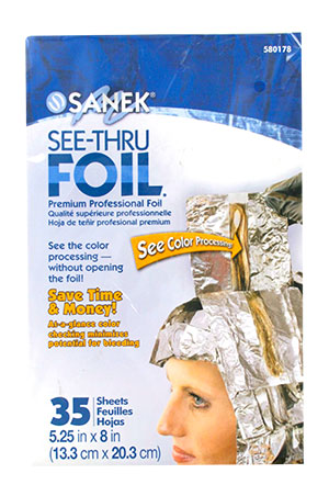 [SAN53220] Sanek See-Thru Foil (5.25"x8"x35sheets/pk) #53220 -pk