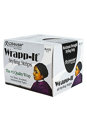 [SAN37150] Sanek Wrapp-It [Black] (40strips/bx) #37150 -bx