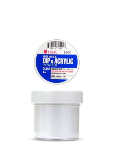 [SAS50401] Sassi Acrylic Powder #Clear (1 oz) #30