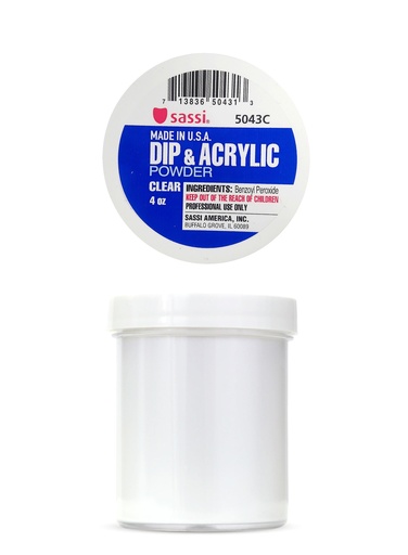 Sassi Acrylic Powder #Clear (4 oz) #24