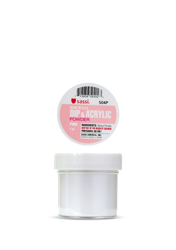 [SAS50402] Sassi Acrylic Powder #Pink (1 oz) #29