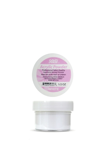 Sassi Acrylic Powder #White (1/2 oz) #31