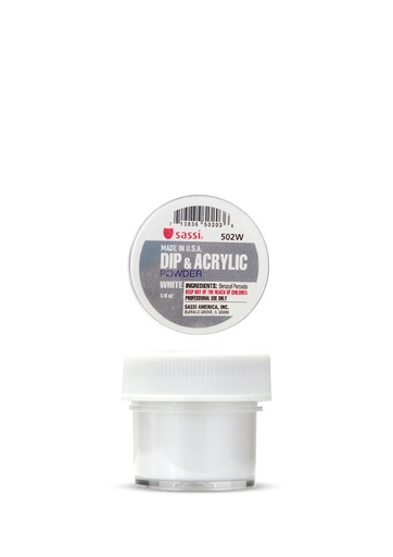 Sassi Acrylic Powder #White (1/4 oz) #35