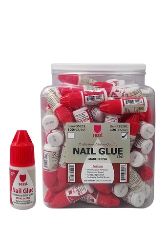 [SAS35200] Sassi Nail Glue (3g) (100pc/jar) - pc #4