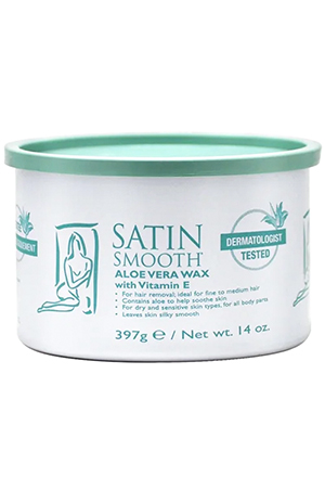 [SAT27933] Satin Smooth Aloe Vera Wax (14 oz) #SSW14AVG #1