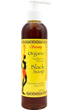 [SER01010] Serenity  Organic Liquid Black Soap(250ml) #18
