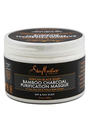 [SHM27108] Shea Moisture ABS Bamboo/Charcoal Masque (12 oz) #122