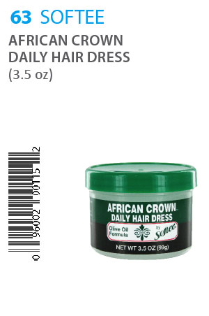 [SOF00115] Softee African Crown Daily Hair Dress (3.5oz) #63