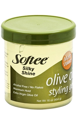[SOF00206] Softee Silky Shine Olive Oil Styling Gel(16oz) #91
