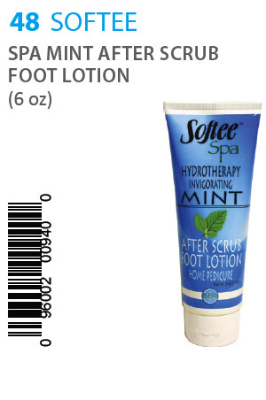 [SOF00940] Softee Spa Mint After Scrub Foot Lotion(6oz)#48