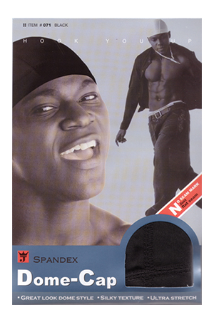 [MC00241] Spandex Dome Cap #241 (White) -dz