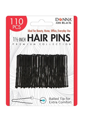 Donna 110 pcs Hair Pins #201 (1 1/2") -dz