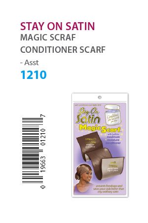 [STO01210] Stay on Satin Magic Scarf Conditioner Scarf #1210-dz