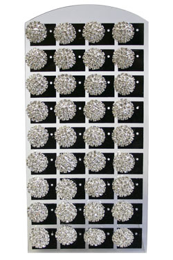 [MG01595] Stone Earring (Dandelion) #0159