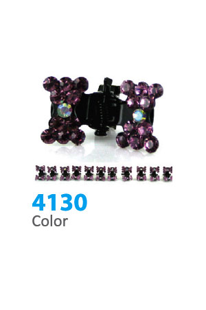 [MG94130] Stone Hair Clip (12 clips) #4130 Color- Strip