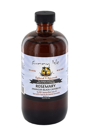 [SUY00509] Sunny Isle Jamaican Black Castor Oil [Rosemary] (8oz) #22