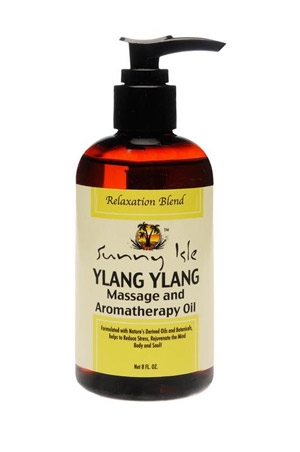 [SUY00553] Sunny Isle Massage & Aromatherapy Oil [Ylang Ylang] (8oz)#42